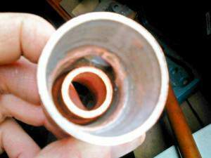 Outlet with reversed reducer