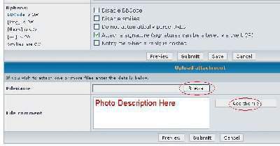 The image upload dialog...