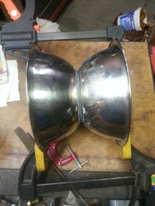 Brazed the bowls together