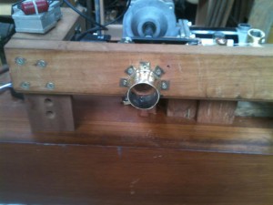 Made a flange to fit over the hole.