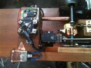 potted the hall effect device in a bit of 15mm copper with some silicone rubber.