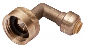 Sharkbite 1/4&quot; (3/8&quot; OD) X 3/4&quot; GARDEN HOSE NUT  U2276LF