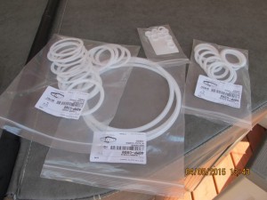 My new extra PTFE gaskets.