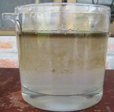 oil/water mix