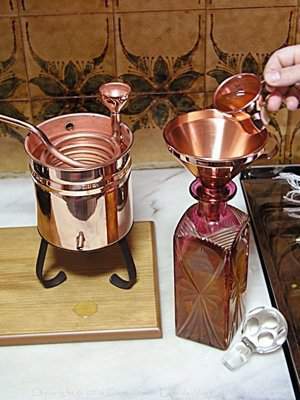 Distillate in Decanter