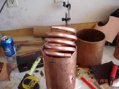 condensers seem to always be a pain in the ass to fit up and sweat...