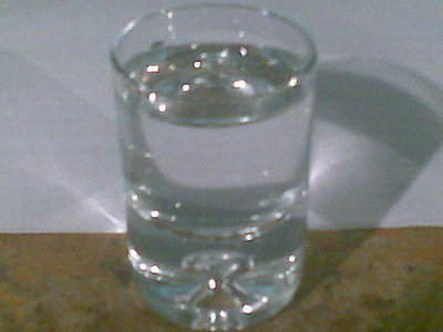 Shot Glass of 'Blue Distillate'