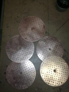 plates drilled