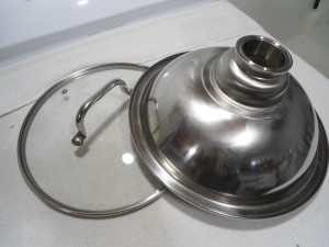 bowl with drain sink soldered on