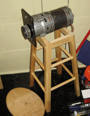 motor and stool