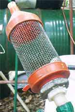 Strainer for mash/wash pump