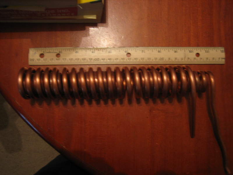 Unfinished condenser.