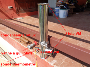 details of the VM head, just use your dephlegmator instead