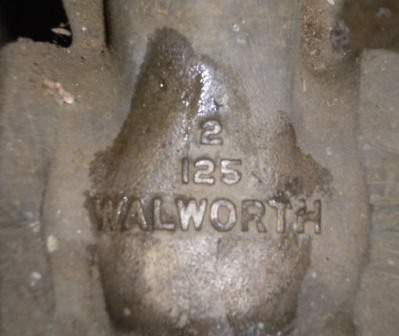 Closeup of 2&quot; valve