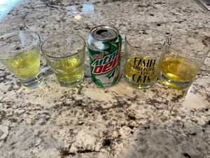 Drinks in order left to right